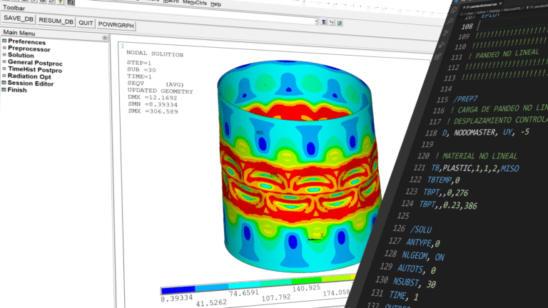 Introducción a la parametrización con APDL