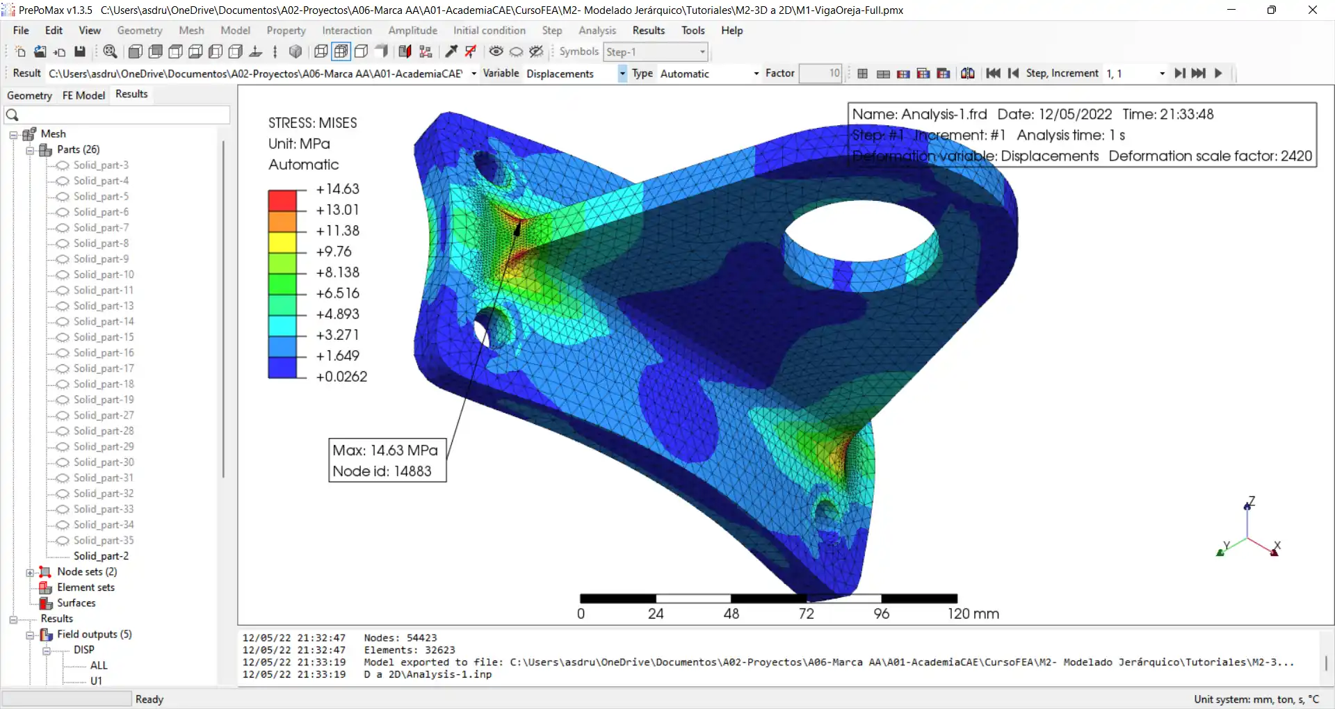 Análisis por elementos finitos para Ingenieros Mecánicos