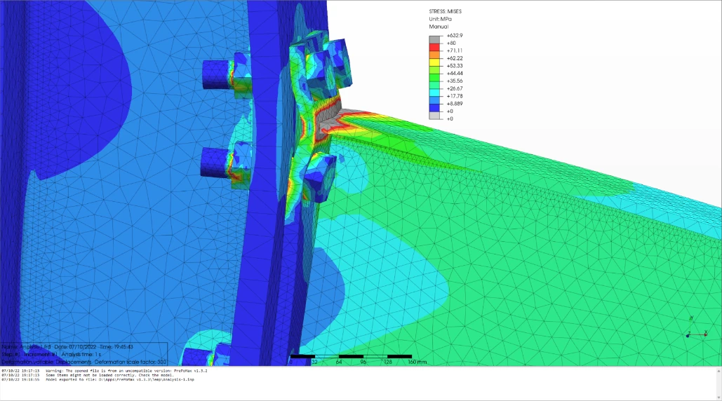 Conexiones Apernadas en FEA